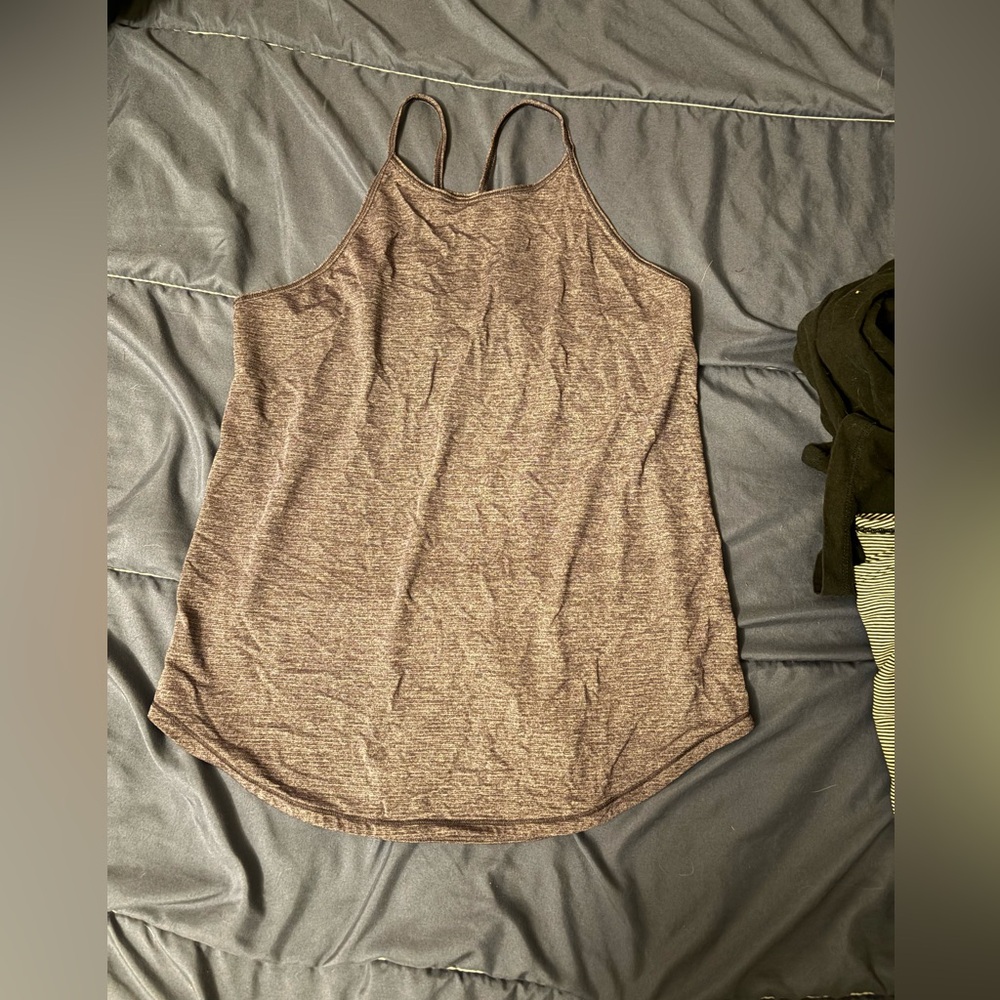 Women's purple lululemon workout tank